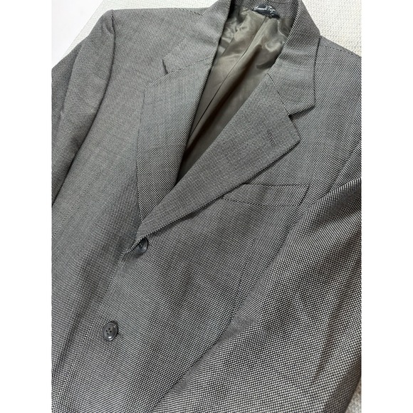 Vintage‎ Hernando Trujillo Wool 38R Sport Coat Blazer Suit Jacket Gray Tweed - Picture 2 of 12
